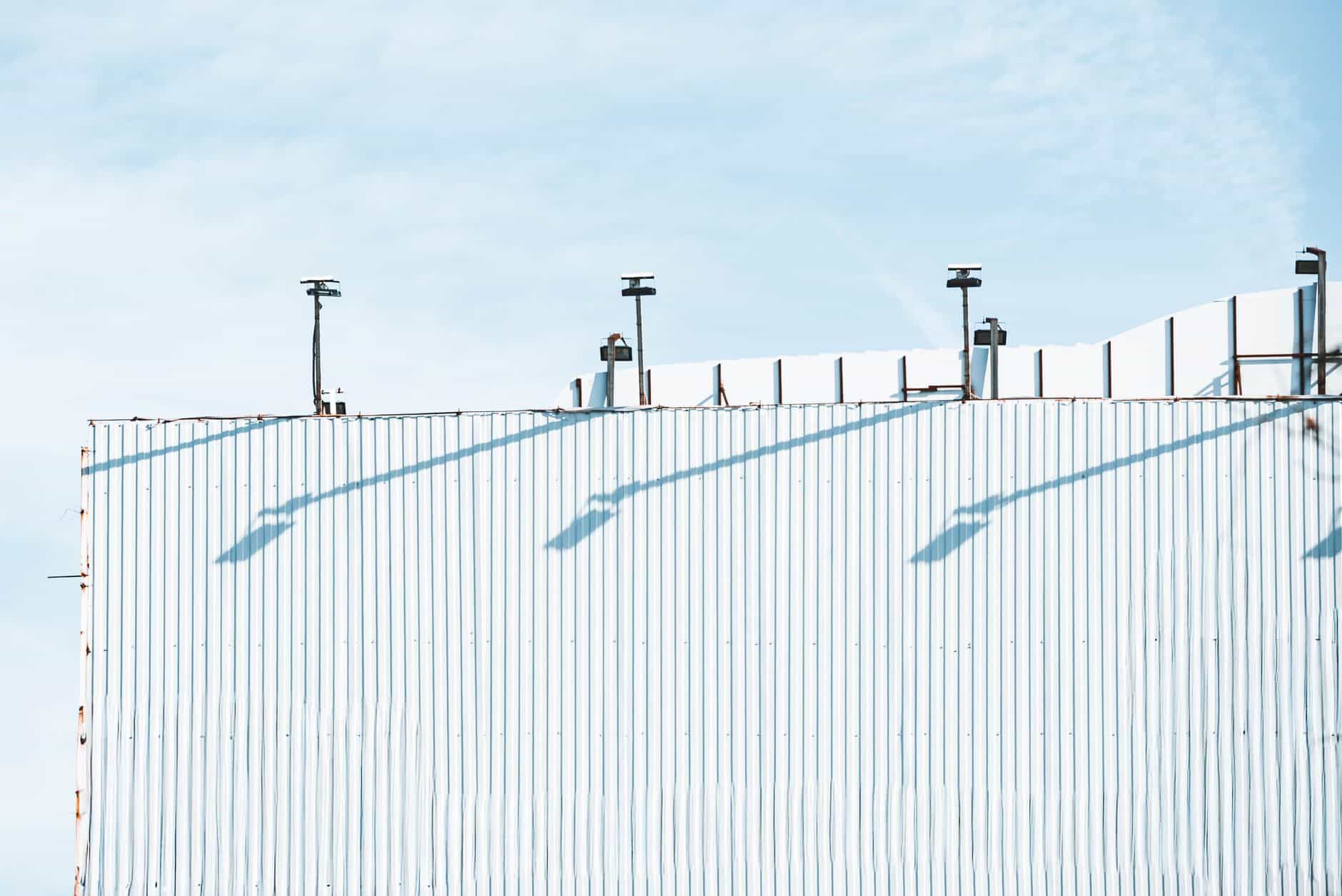 Industrial warehouse exterior