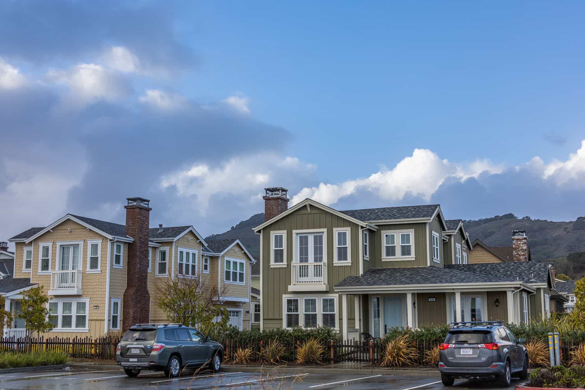 Suburban residential neighborhood