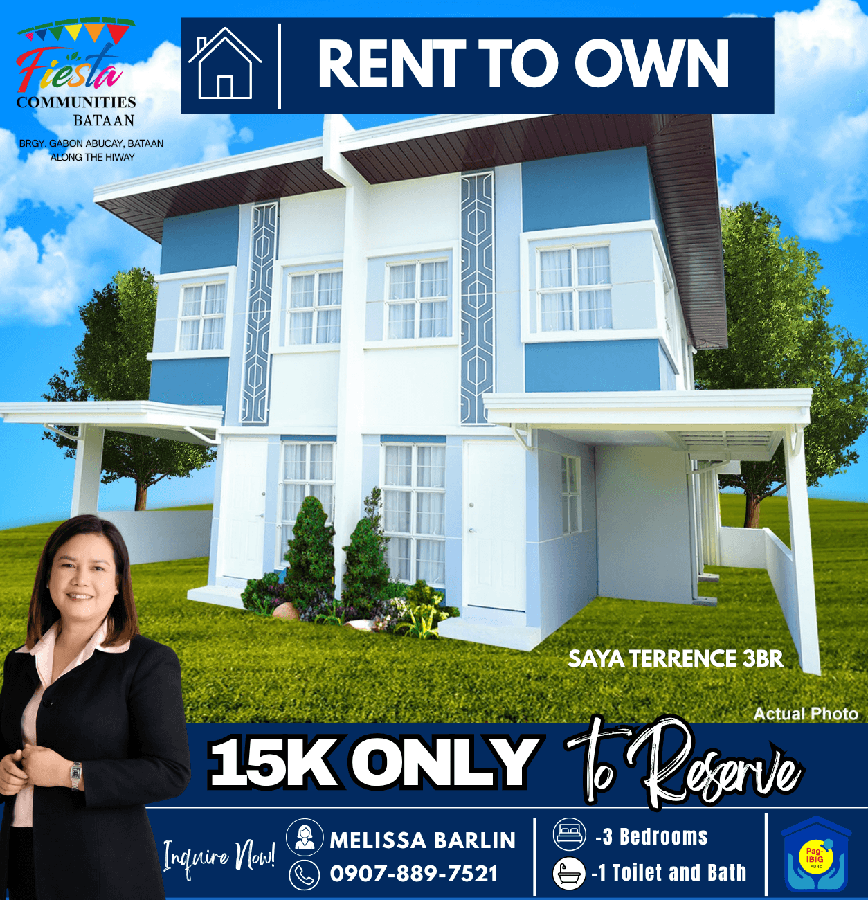 READY FOR OCCUPANCY UNIT AT FIESTA COMMUNITY ABUCAY